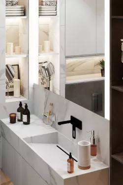 Bathroom Interior Scene and Corona Render 3D model