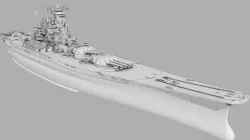 BATTLESHIP YAMATO 3D model