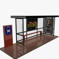 Bus Stop  Shelter 3D model