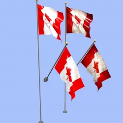 Canada Flag 3D model