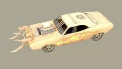 car fire 3D model