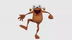 Cartoon Monster character rigged 3D model