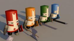 Castle Crashers Knight Low-poly 3D model
