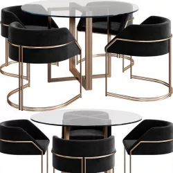 CB2 and Giopagani Dinning Set 3D model