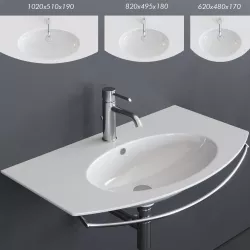 Ceramica Catalano Velis Wall-mounted Washbasin Low-poly 3D model