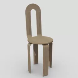 Chair 3  Low-poly 3D model