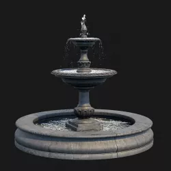 Charleston Outdoor Water Fountain  3D model