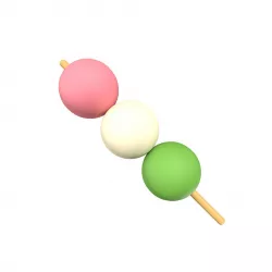 Dango v1 001 Low-poly 3D model