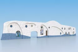 Decorative wall Low-poly 3D model
