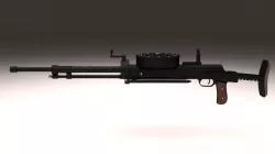 Degtyaryov DT Machine Gun 3D model