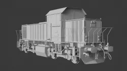 DHS131 locomotive 3D model