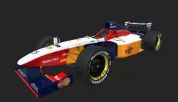 F1 Lola Mastercard T97 30 Low-poly 3D model