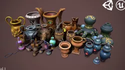 fantasy props Low-poly 3D model