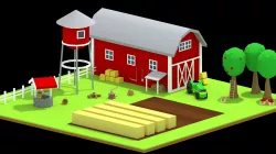 Farm Asset - Low Poly Assets  Low-poly 3D model Low-poly 3D model