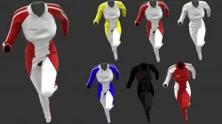 Female Sport Suit - 3D Marvelous Designer 3D model