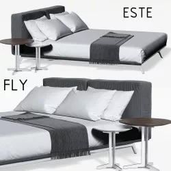 FLEXFORM ESTE BED 3D model