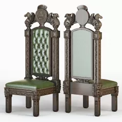 Gothic Throne 3D model