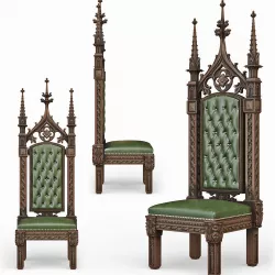 Gothic Throne 3D model