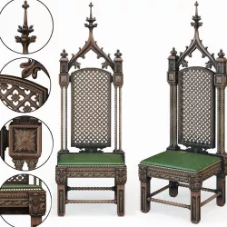 Gothic Throne 3D model