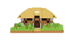 House Minecraft 1 Low-poly 3D model