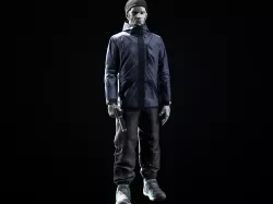Humanoid 3D model