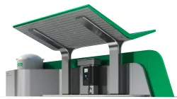 Hydrogen gas station 2 3D model