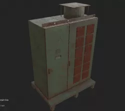 Industrial Object 02 Low-poly 3D model Low-poly 3D model