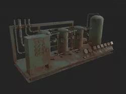 Industrial Object 03 Low-poly 3D model Low-poly 3D model