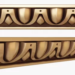 Ionic molding 3D model