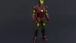 Iron Man rigged 3D Model 3D model