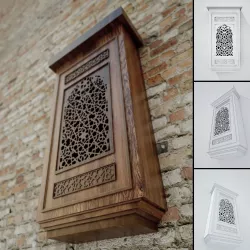 Islamic Window Mashrabiya 3D model