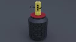 japanese type 97 grenade 3D model