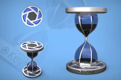 Keyshot Sand Glass 3D model