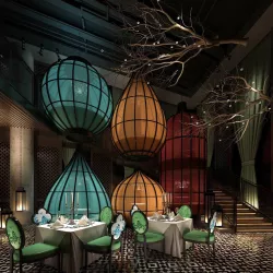 Light Restaurant teahouse cafe drinks clubhouse 139 3D model