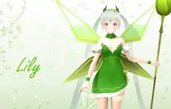 Lily 3d Model - Original Low-poly 3D model