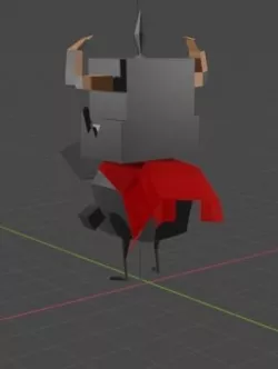 low poly creature for RPG Game Low-poly 3D model