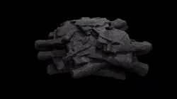 Low poly sci fi flat rock plateau environment asset Low-poly 3D model