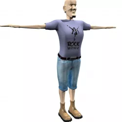  Man Body Builder 3D model