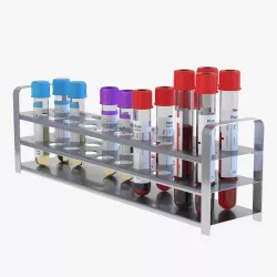 Medical Test Tubes 3D model
