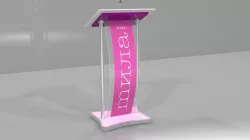 mila rostrum - podium - stage - presentation Low-poly 3D model