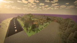 Minecraft world Low-poly 3D model