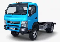 Mitsubishi Fuso Canter 4x4 Chassis Truck 3D model