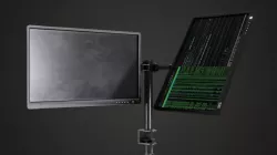 Monitor Arm Plus Monitor Low-poly 3D model
