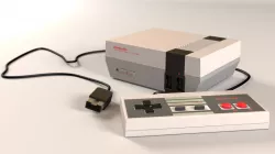 NES mini 3D model