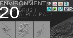 New Environment Brush Pack - Software list Texture