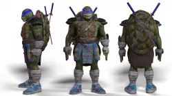 ninja turtle leonardo game model Low-poly 3D model