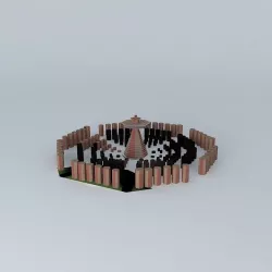 Octagon City 3D model