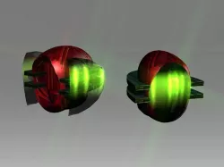 Open Mask Tech Helmet Low-poly 3D model