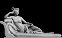 paolina borghese antonio canova sculpture statue  3D model