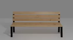 Park Bench 3D model